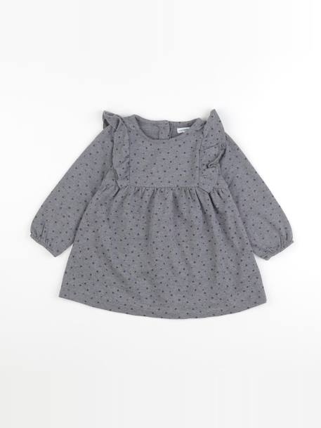 Robe - 24 mois Gris 1 - vertbaudet enfant 