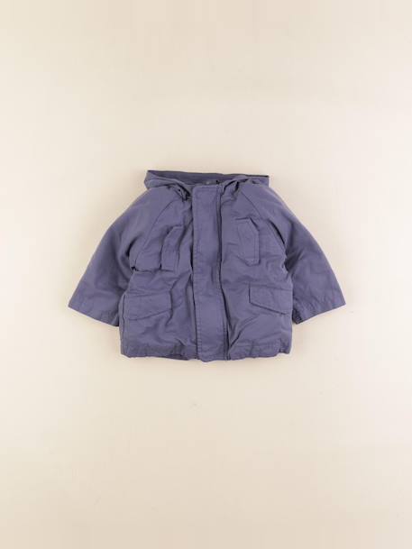 Manteau doublure amovible - 9 mois Bleu 1 - vertbaudet enfant 