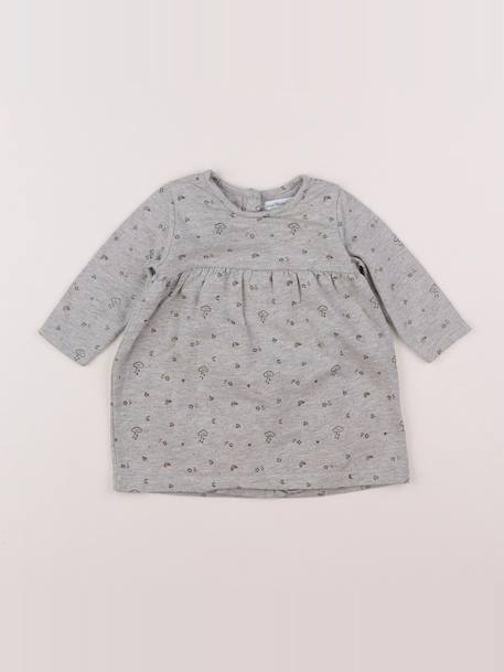 Robe - 9 mois Gris 1 - vertbaudet enfant 