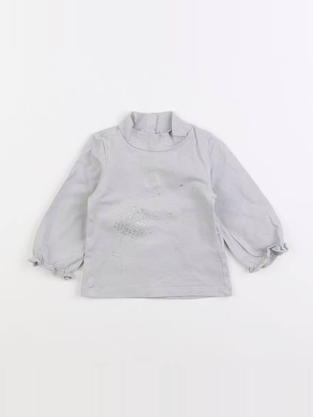 Sous-pull - 6 mois Gris 1 - vertbaudet enfant 