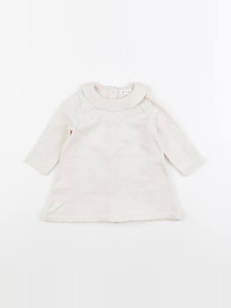 Robe - 3 mois Beige 1 - vertbaudet enfant 