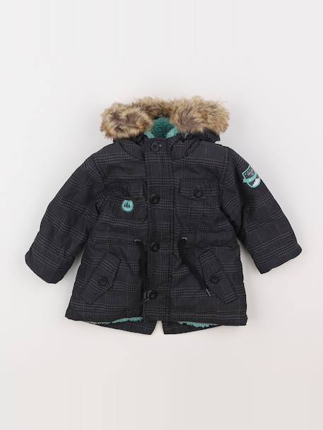 Parka - 6 mois Gris 1 - vertbaudet enfant 