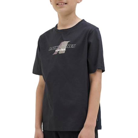 T-shirt cotier Blanc+Noir+Rose 3 - vertbaudet enfant 