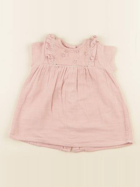 Robe - 6 mois Rose 1 - vertbaudet enfant 