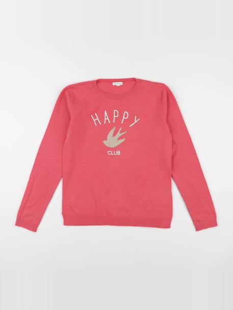 Pull - 12 ans Rose 1 - vertbaudet enfant 