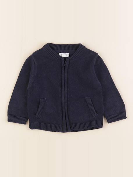 Gilet - 3 mois Bleu 1 - vertbaudet enfant 