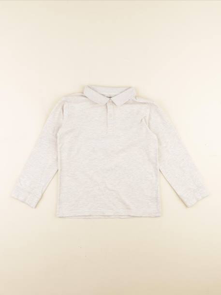 Polo - 8 ans Gris 1 - vertbaudet enfant 