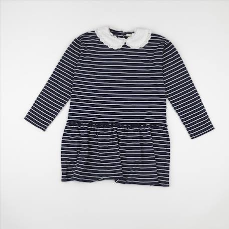 Robe - 10 ans Blanc, bleu 1 - vertbaudet enfant 
