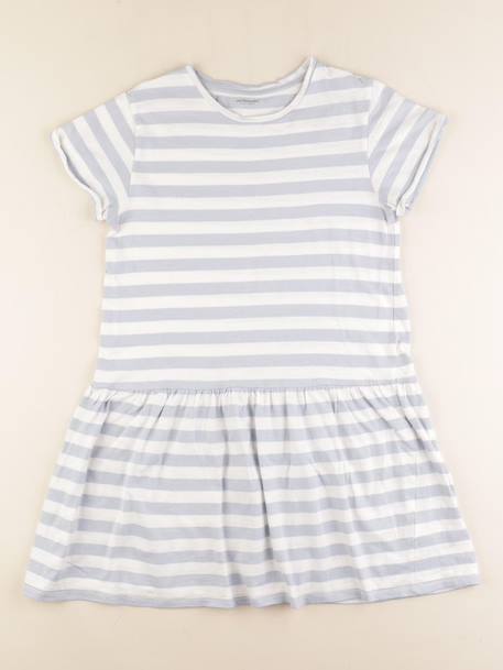 Robe - 14 ans Blanc, bleu 1 - vertbaudet enfant 