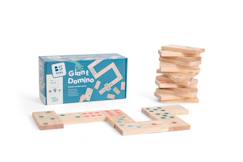Jouet-Jeux de société-Jeu domino géant en bois fsc - jeu de société famille - jeu géant