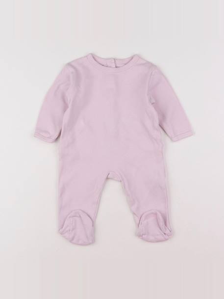 Pyjama coton - 6 mois Jaune, rose 1 - vertbaudet enfant 