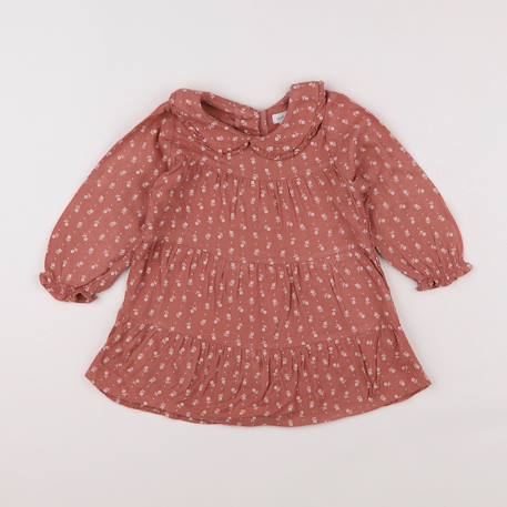 Robe - 12 mois Rose 1 - vertbaudet enfant 