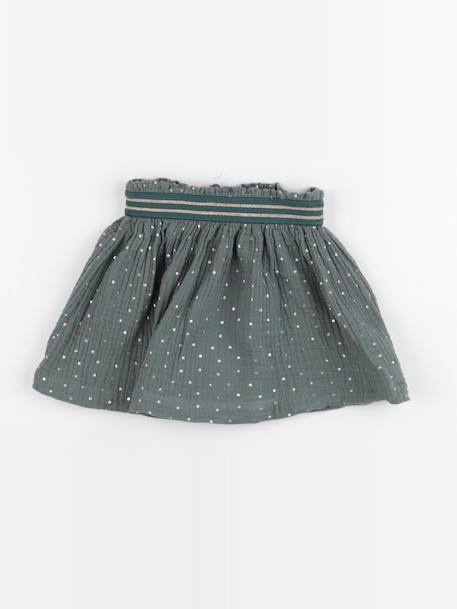 Jupe - 24 mois Vert, or 1 - vertbaudet enfant 