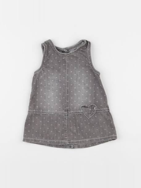 Robe - 6 mois Gris 1 - vertbaudet enfant 