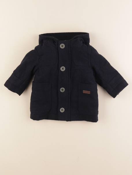 Manteau - 6 mois Bleu 1 - vertbaudet enfant 