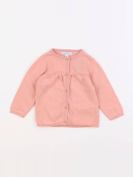 Gilet - 12 mois Rose 1 - vertbaudet enfant 