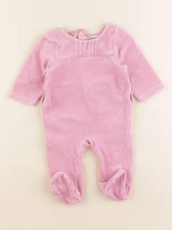 Seconde main-Fille-Pyjama velours - 3 mois