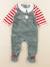 Pyjama velours - 3 mois Multicolore 1 - vertbaudet enfant 