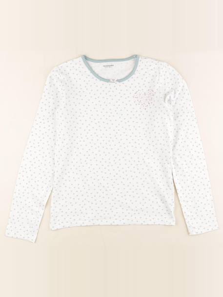 Maillot de corps - 10 ans Blanc, vert 1 - vertbaudet enfant 
