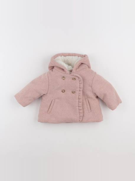 Manteau - 6 mois Rose 1 - vertbaudet enfant 