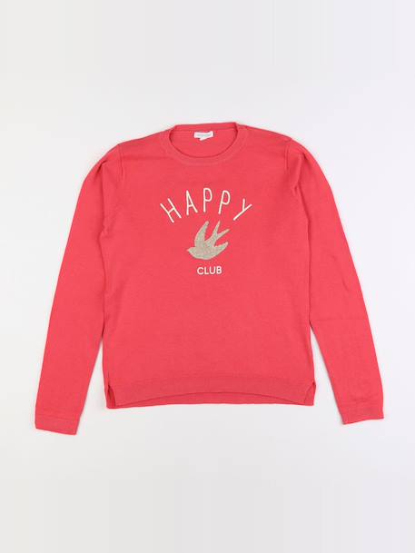 Pull - 12 ans Rose 1 - vertbaudet enfant 