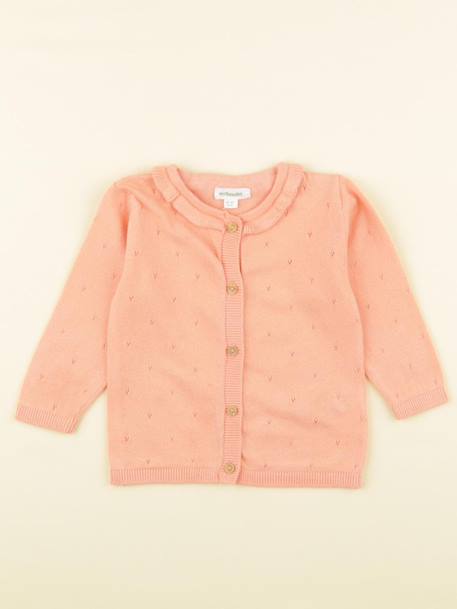 Gilet - 6 mois Rose 1 - vertbaudet enfant 