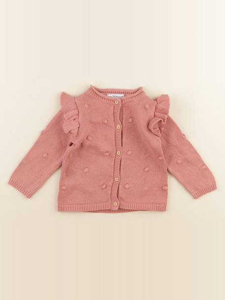 Gilet - 6 mois Rose 1 - vertbaudet enfant 