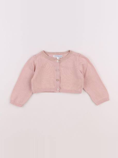 Gilet - 12 mois Rose 1 - vertbaudet enfant 