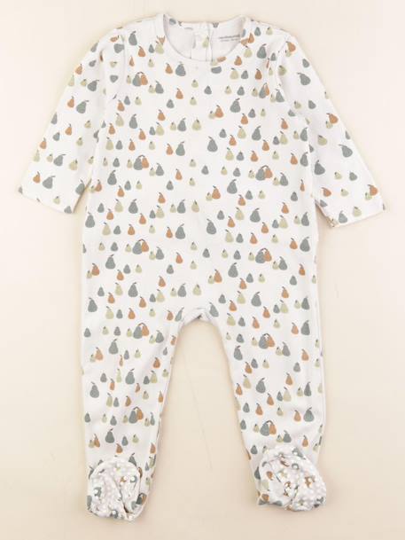 Pyjama coton - 24 mois Blanc, vert 1 - vertbaudet enfant 