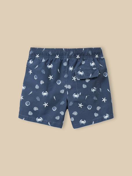 Short de bain 'crabes' garçon Marine 3 - vertbaudet enfant 