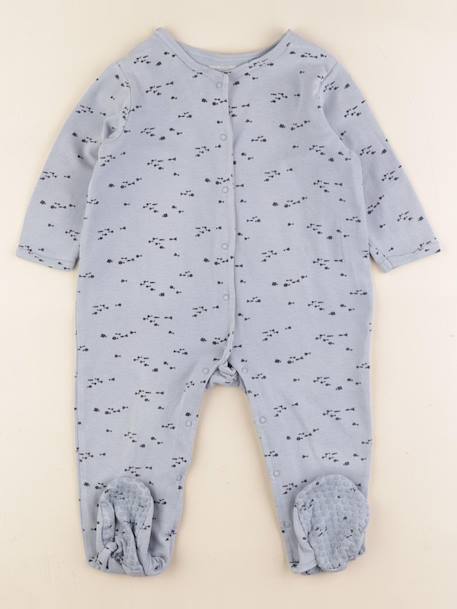 Pyjama coton - 24 mois Bleu 1 - vertbaudet enfant 