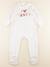 Pyjama velours - 3 ans Blanc 1 - vertbaudet enfant 