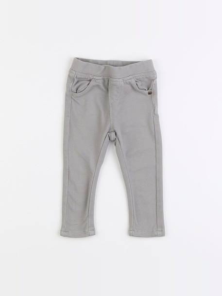 Jegging - 9 mois Gris 1 - vertbaudet enfant 