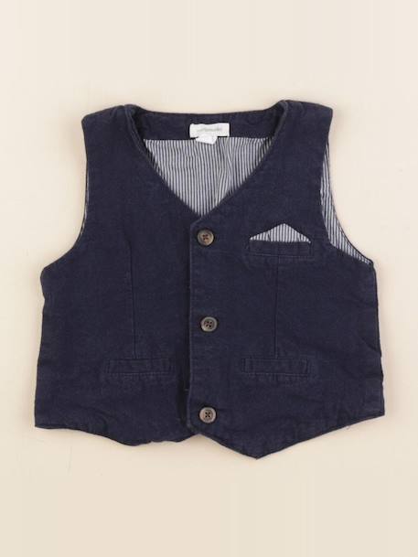 Gilet - 12 mois Bleu 1 - vertbaudet enfant 