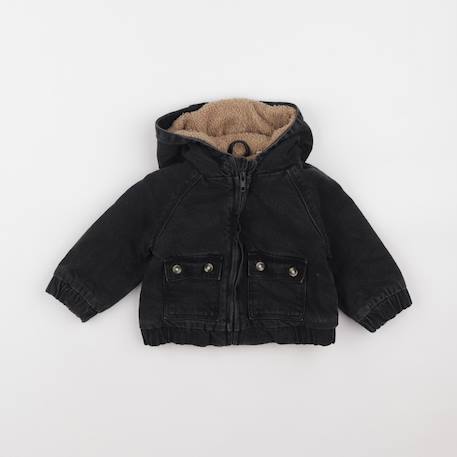 Veste doublé - 9 mois Noir 1 - vertbaudet enfant 