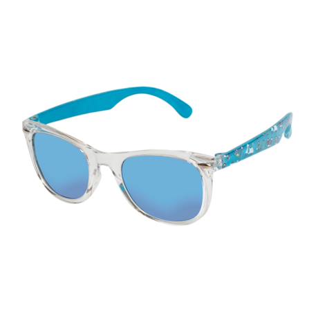 Lunettes de soleilâge 4 à 6 ans, verres polycarbonates catégorie 3 Bleu+Noir+Rose pailleté 2 - vertbaudet enfant 