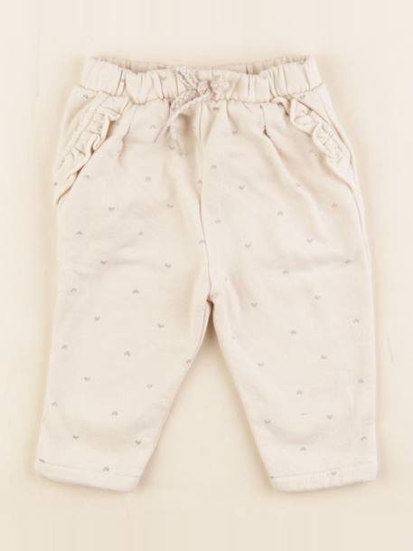 Jogging - 6 mois Beige, argent 1 - vertbaudet enfant 
