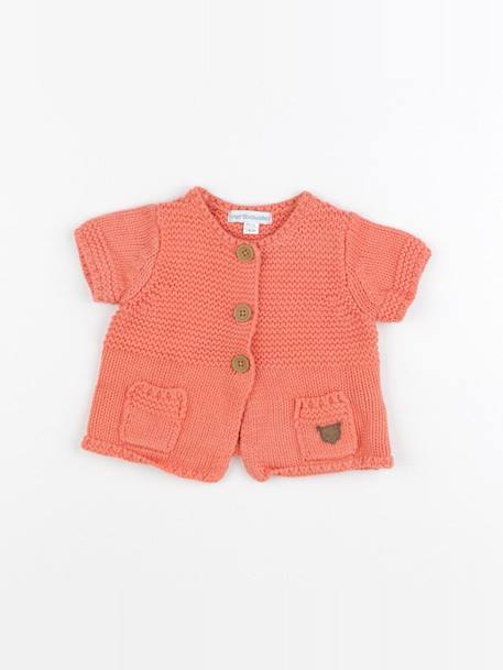 Gilet - 3 mois Orange 1 - vertbaudet enfant 