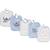 Lot de 5 bavoirs stitch coton Bleu 2 - vertbaudet enfant 