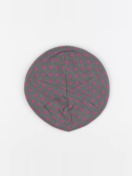 Bonnet - 24/36 mois Gris, rose 1 - vertbaudet enfant 