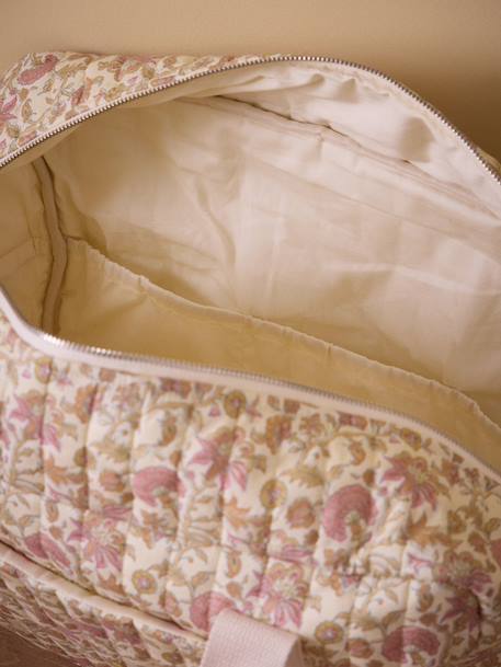 Sac à langer en gaze de coton Beige clair imprimé+Imprimé bali corail 10 - vertbaudet enfant 