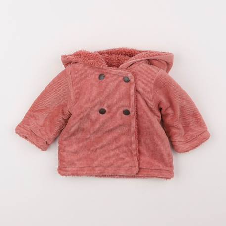Veste doublé - 3 mois Rose 1 - vertbaudet enfant 