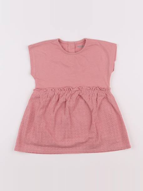 Robe - 12 mois Rose 1 - vertbaudet enfant 