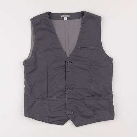 Gilet - 10 ans Gris 1 - vertbaudet enfant 