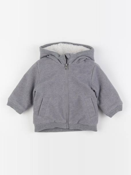 Veste - 12 mois Gris 1 - vertbaudet enfant 