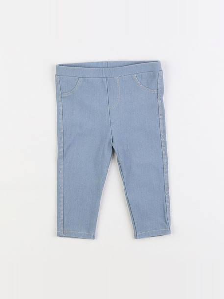 Jegging - 6 mois Bleu 1 - vertbaudet enfant 
