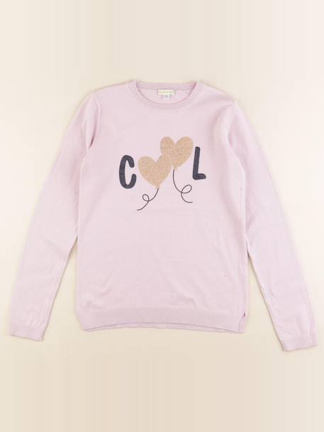 Pull - 10 ans Rose 1 - vertbaudet enfant 