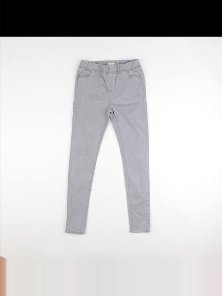 Jegging - 12 ans Gris 1 - vertbaudet enfant 