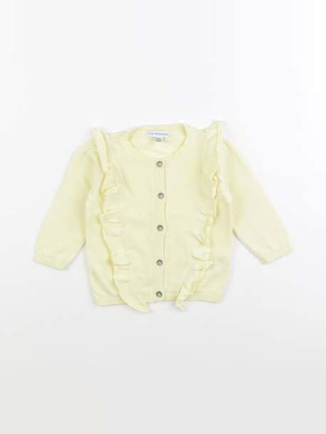 Gilet - 6 mois Jaune 1 - vertbaudet enfant 