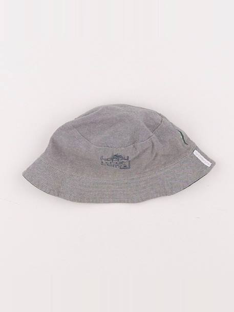 Chapeau réversible - 10 ans Gris 1 - vertbaudet enfant 